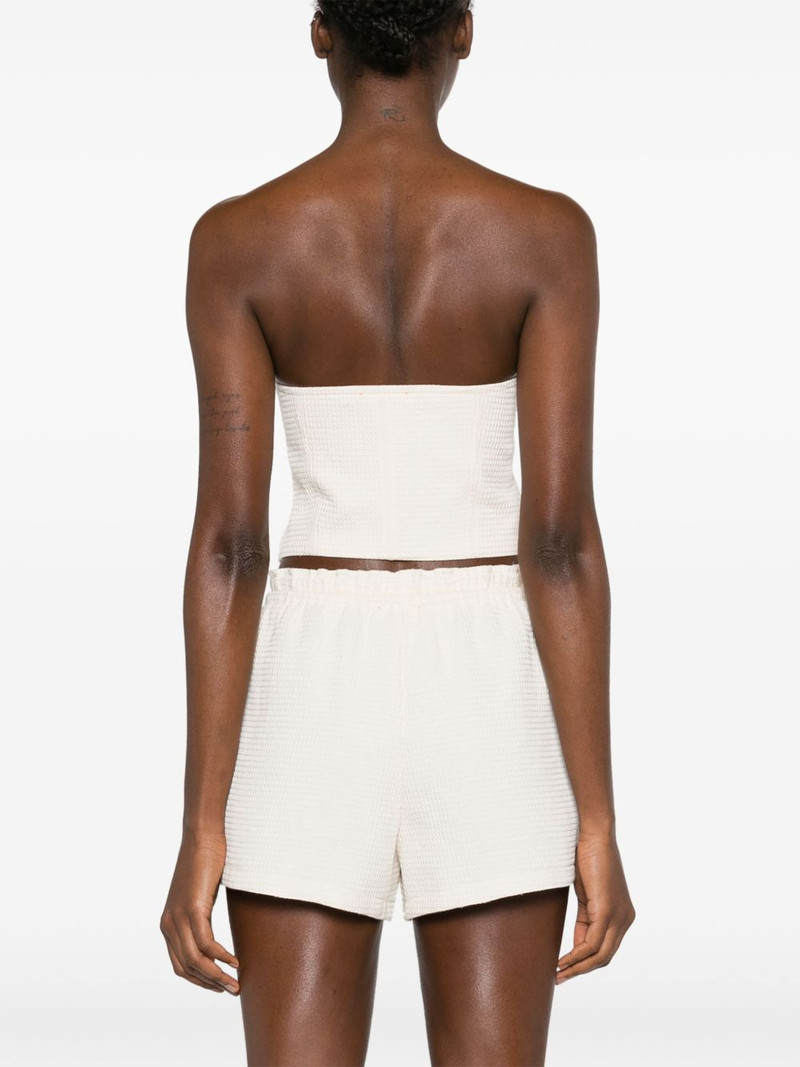 sweetheart-neck cotton crop top 4