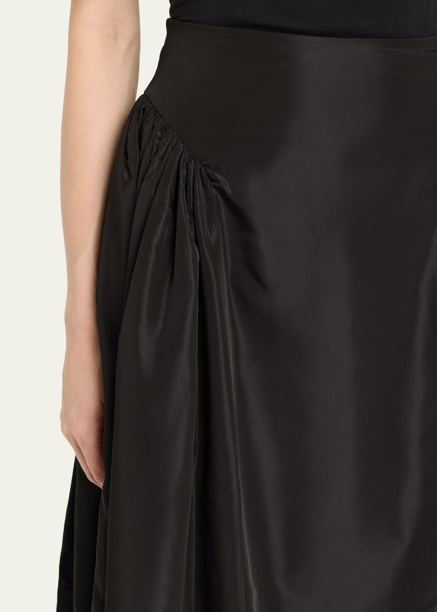 Hip Detail Bind Midi Skirt - 5
