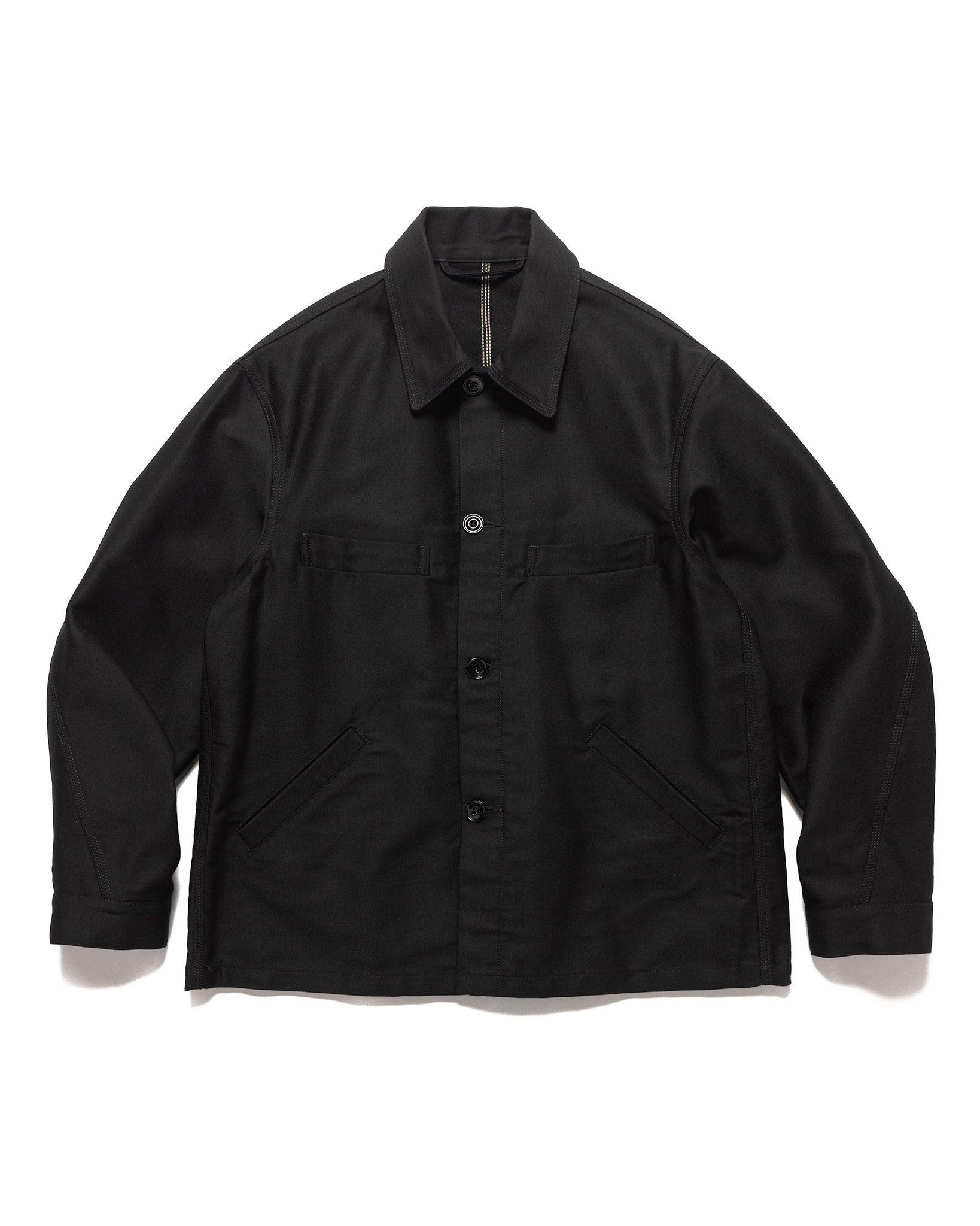 Twisted Sleeve Workwear Jacket Black - 1