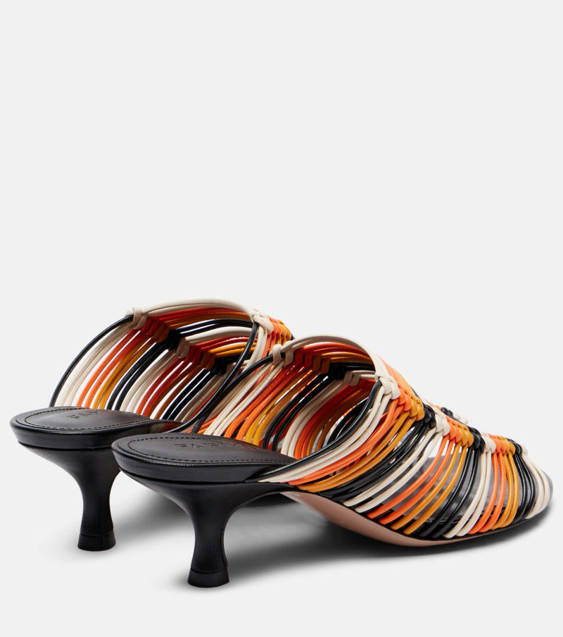 FARM RIO 60 leather mules outlook