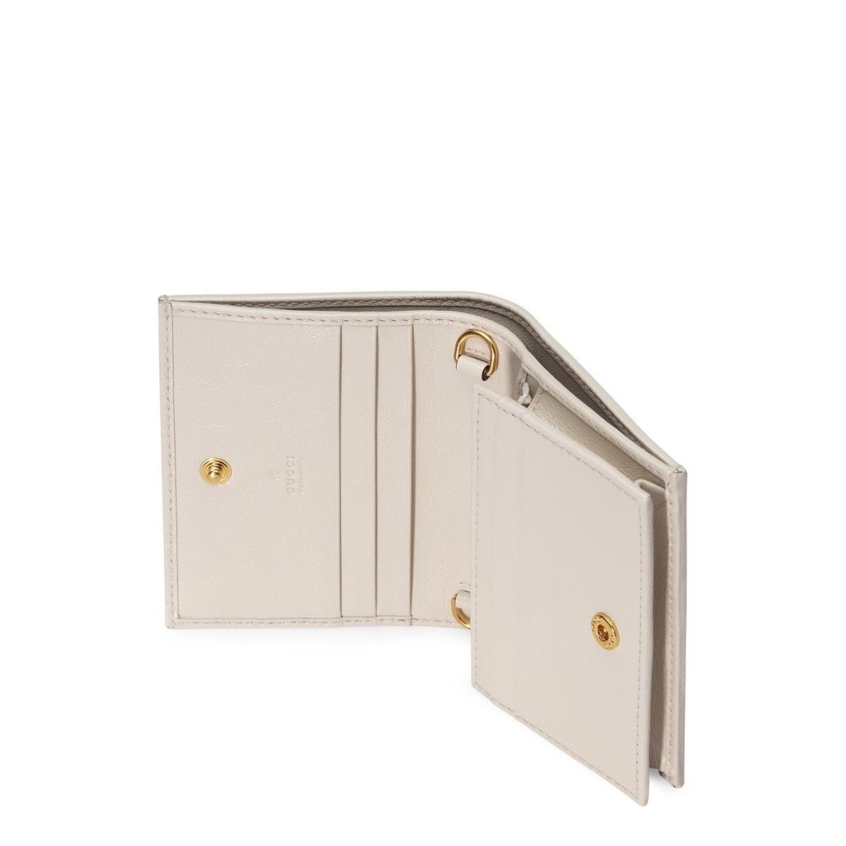 White Rajah Chain Card Case Wallet - 4