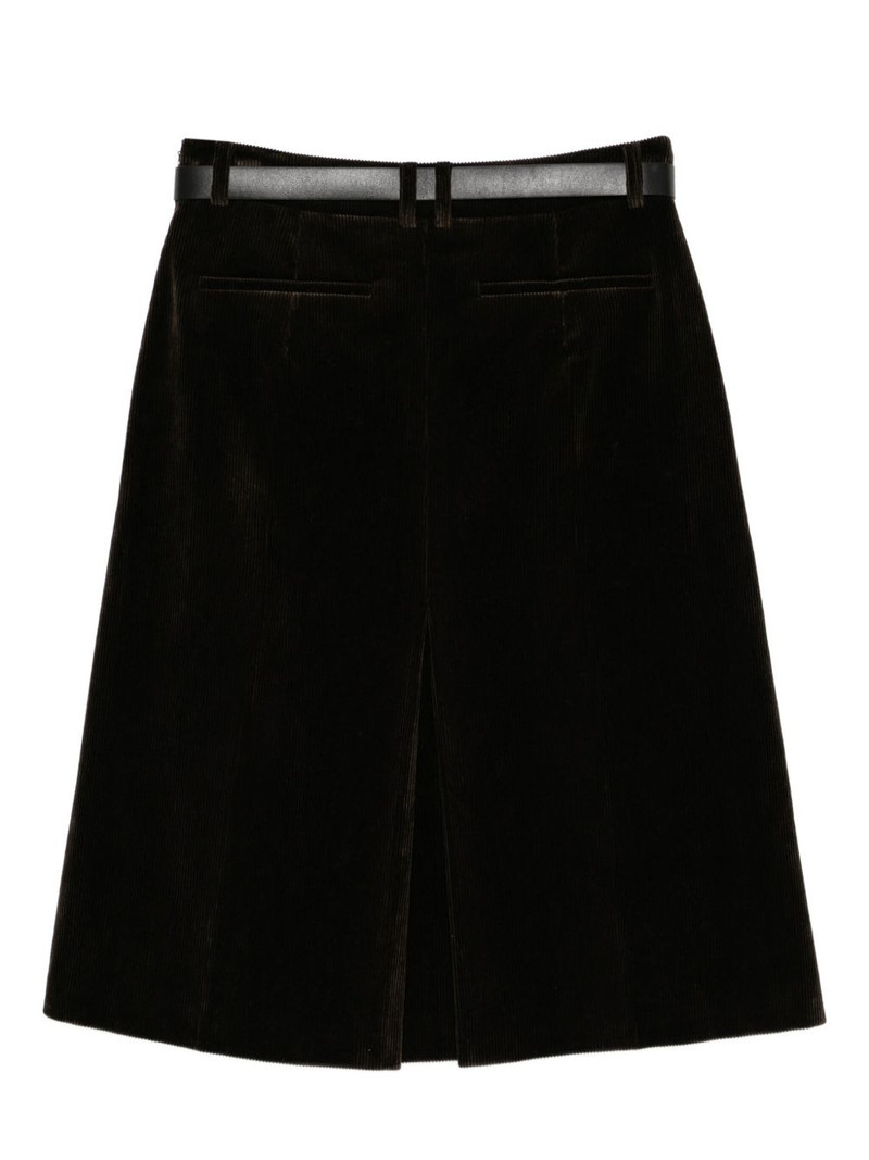 JUUN.J pleated corduroy skirt outlook