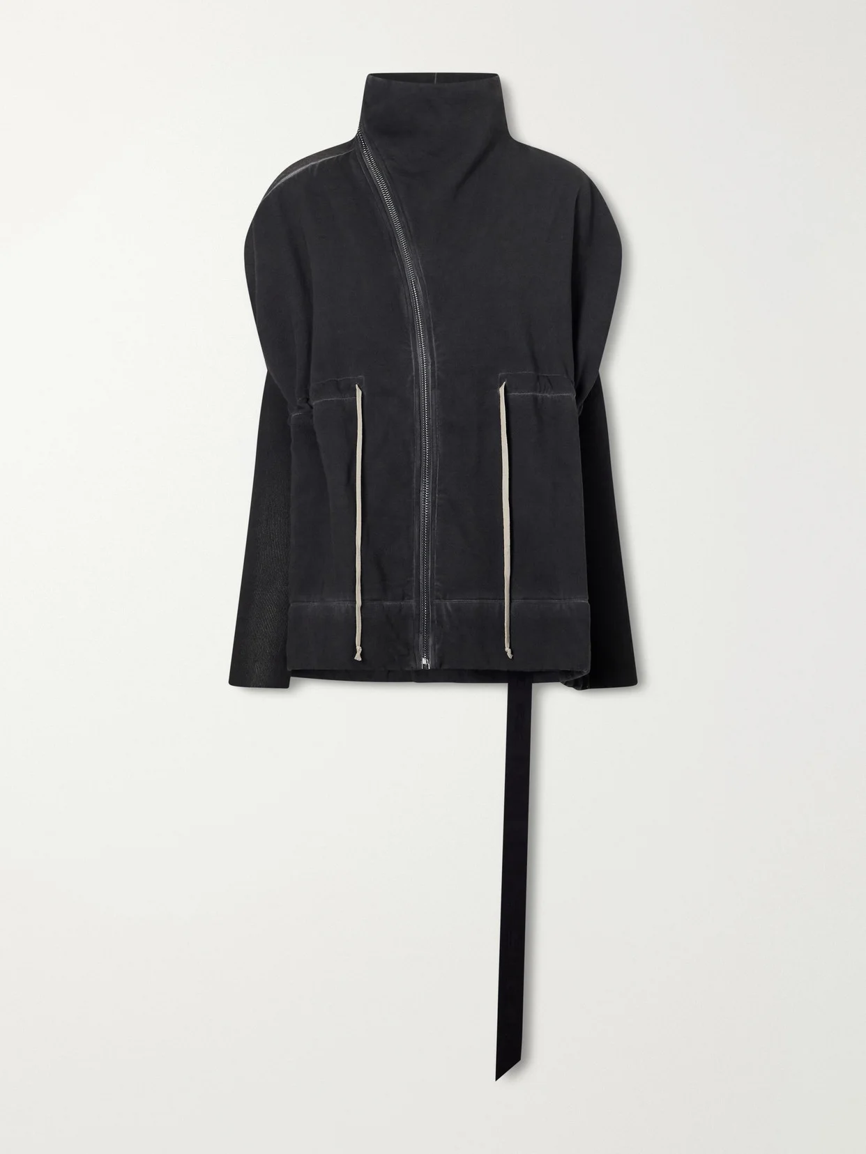 Mountain Sail Drawstring Cotton-jersey Jacket - 1