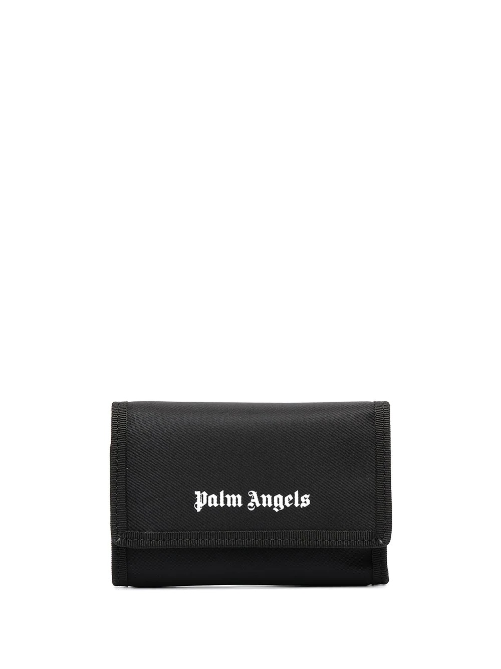 logo print folded wallet - 1