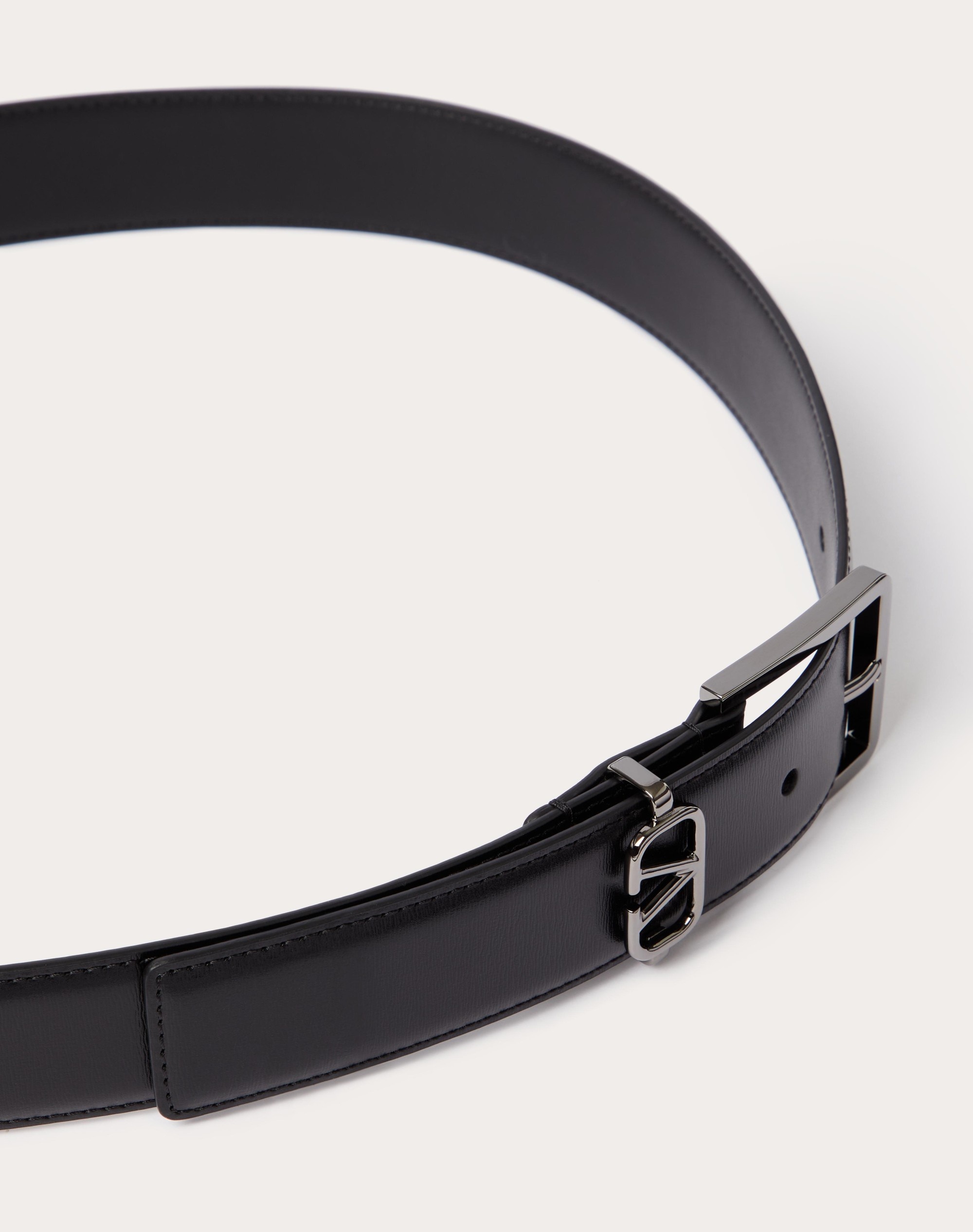 MINI VLOGO SIGNATURE CALFSKIN BELT 35MM - 4