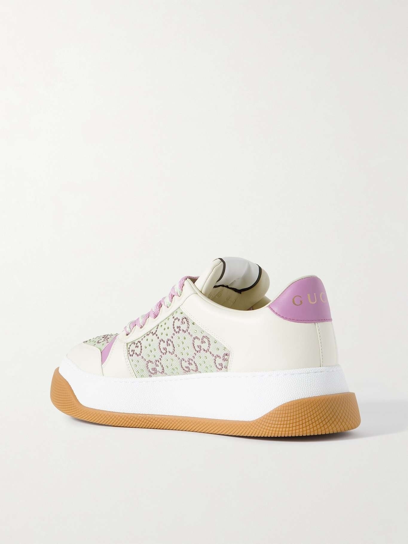 Gucci Screener GG Crystals Canvas Sneakers - 2