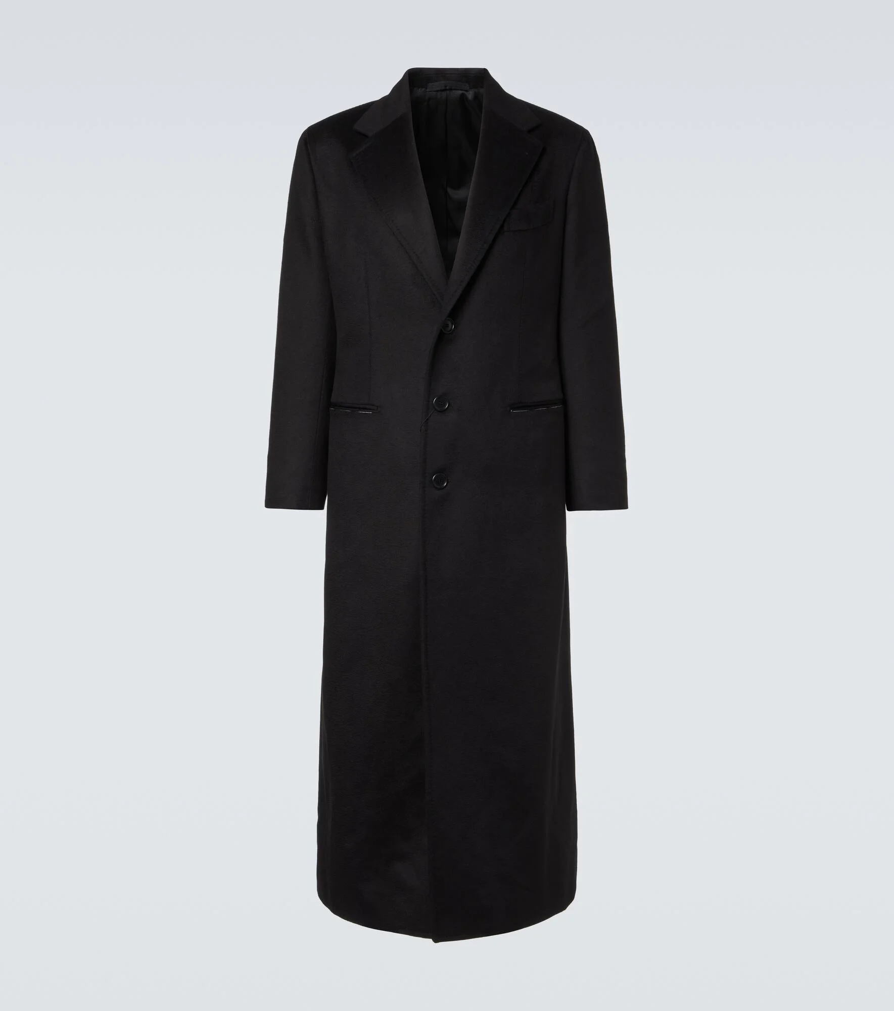 Wool and cashmere overcoat - 1