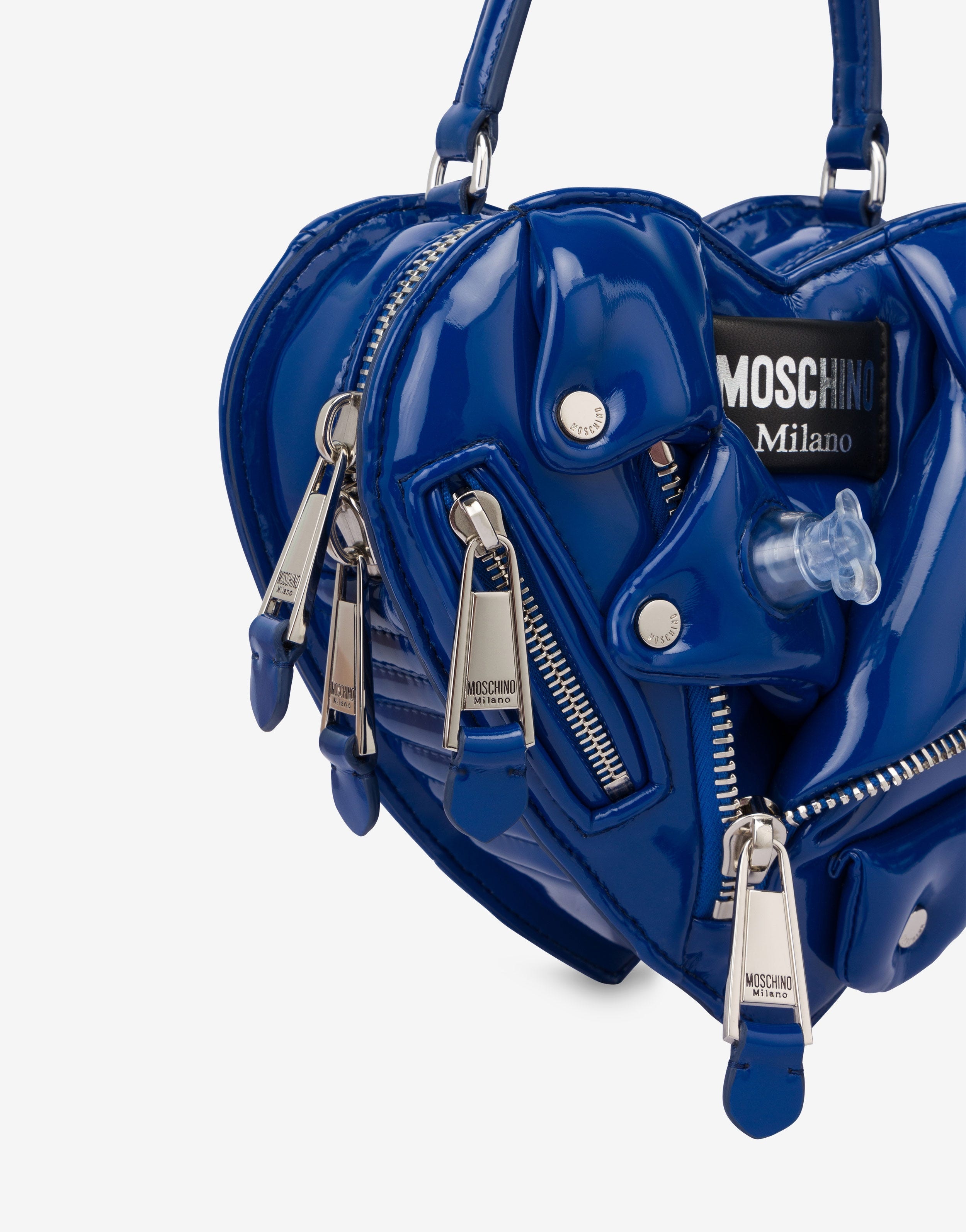 INFLATABLE EFFECT HEART BIKER BAG - 4