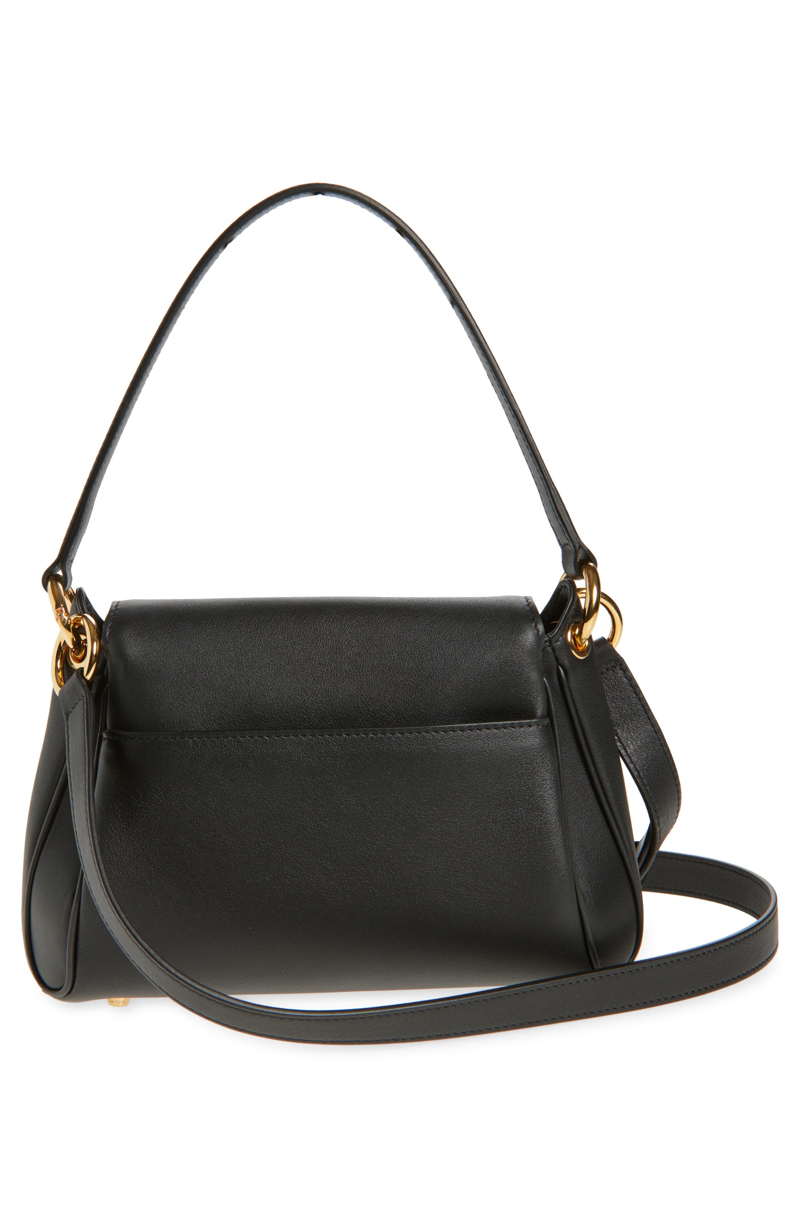 TOM FORD Small Tara Leather Shoulder Bag in Black at Nordstrom - 4