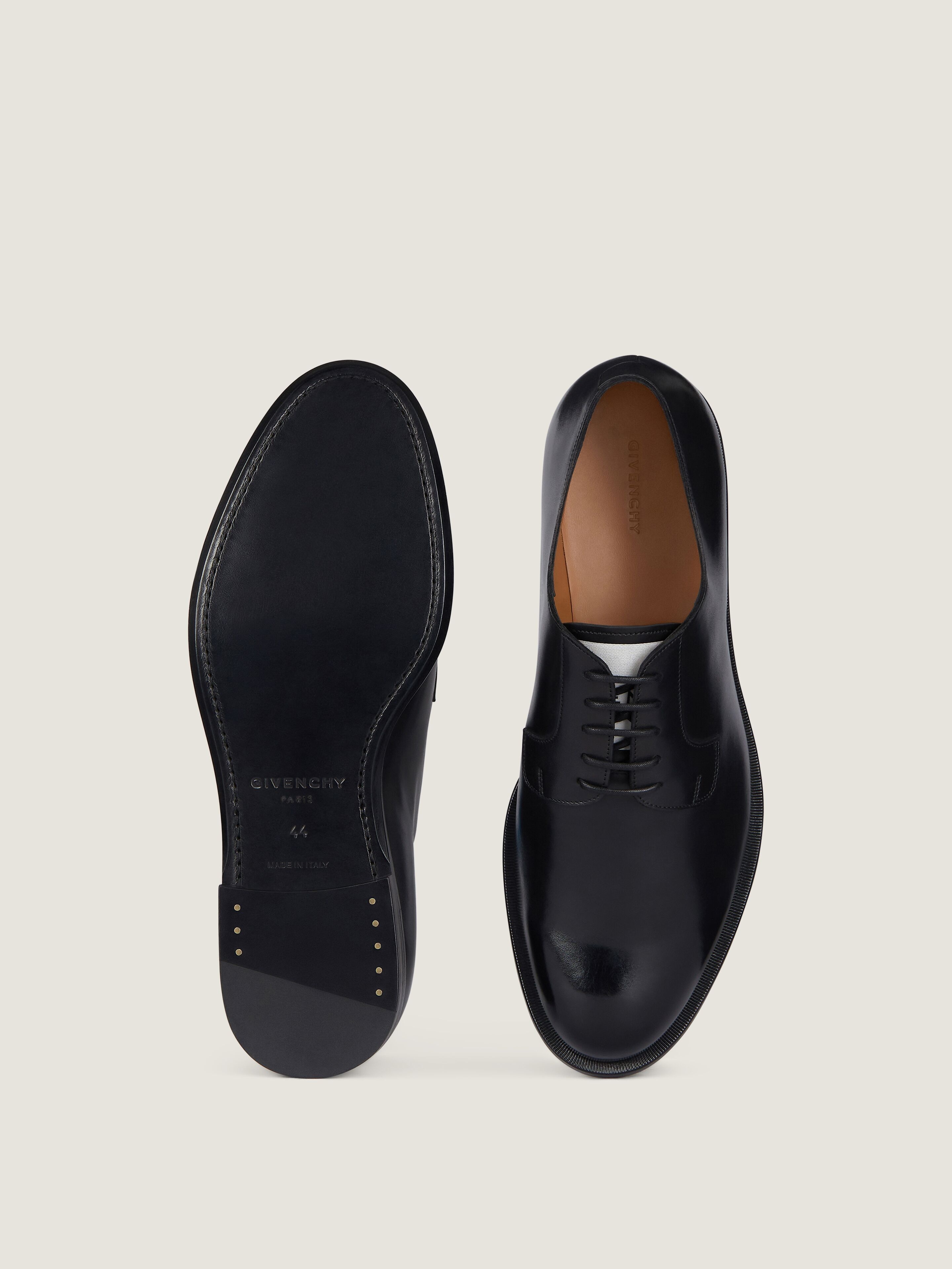 LABEL DERBIES IN LEATHER - 4
