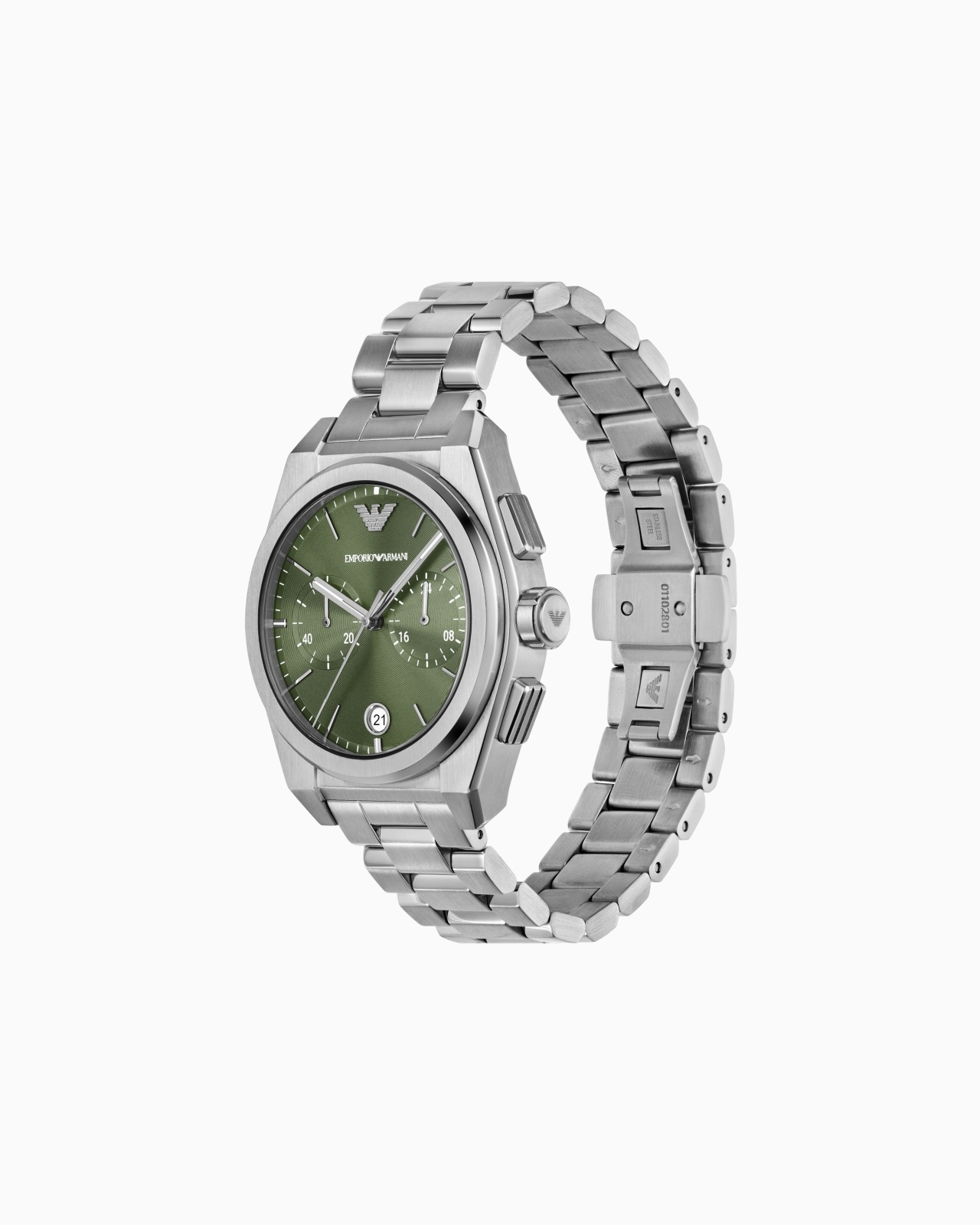 CHRONOGRAPH STAINLESS STEEL WATCH - 2