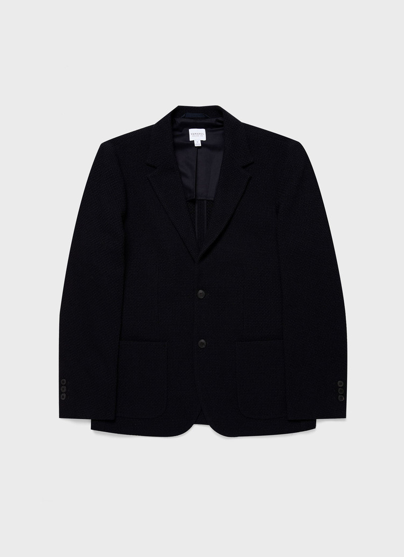 Heavy Wool Jersey Blazer 1