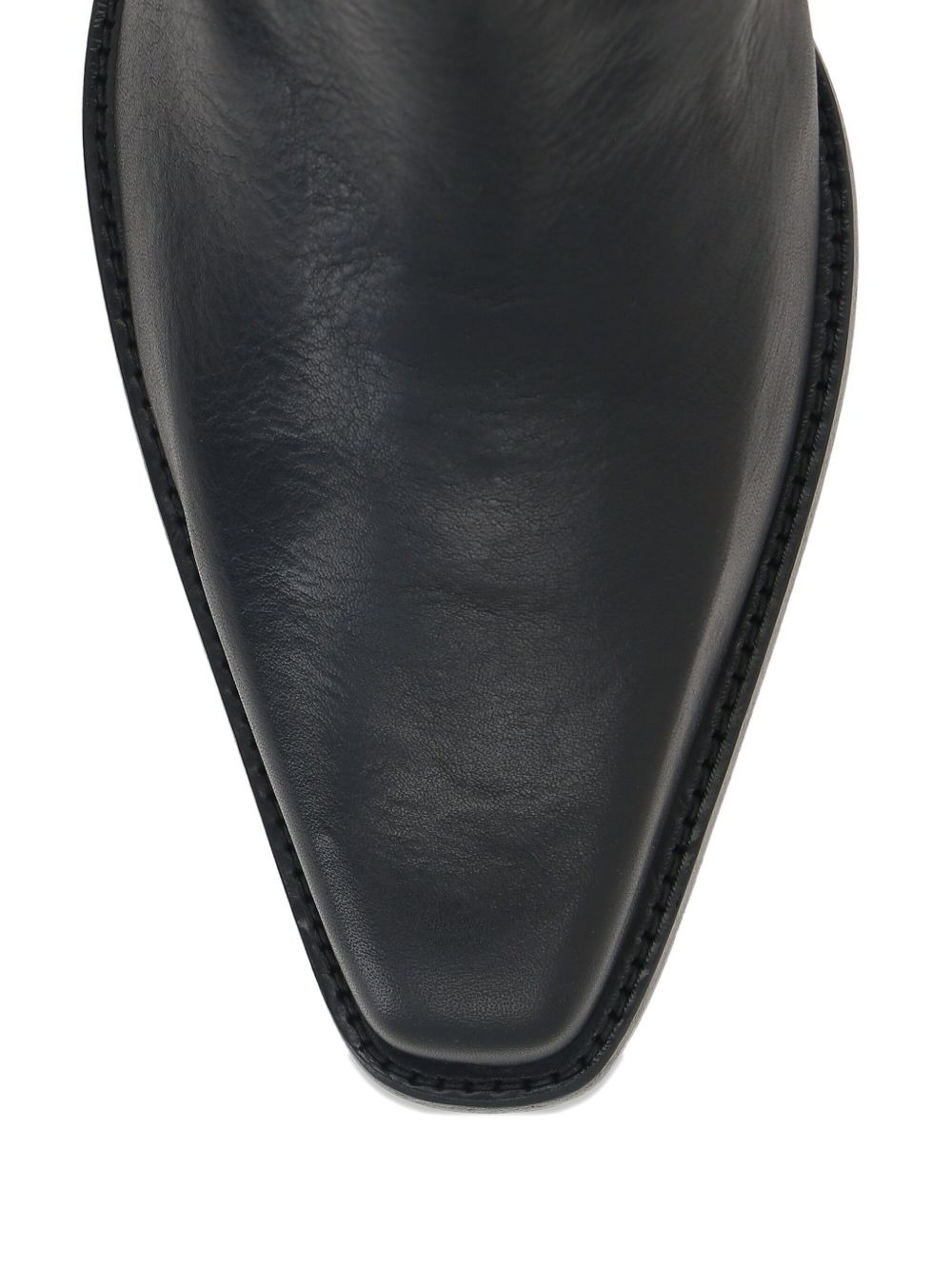 75mm calf leather boots - 4