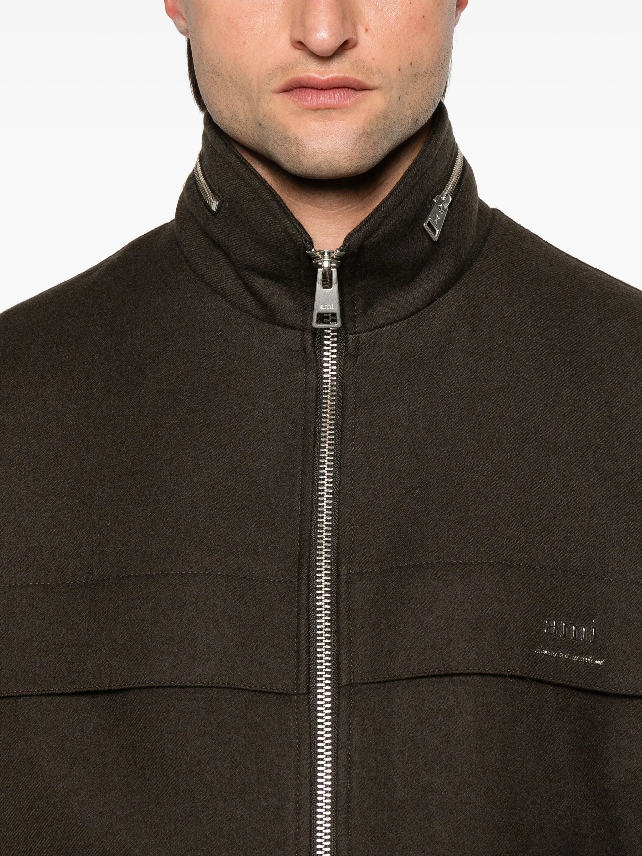 Ami Concealed-hood Jacket - 3