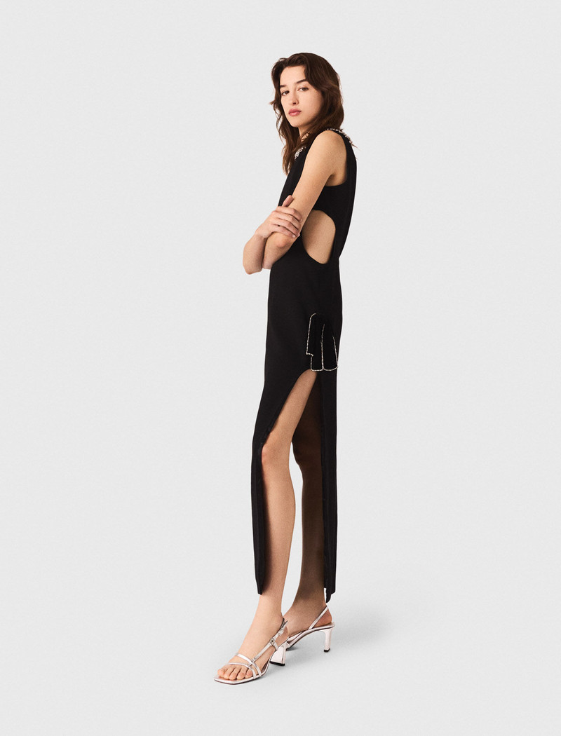 Jewel-collar maxi dress 3