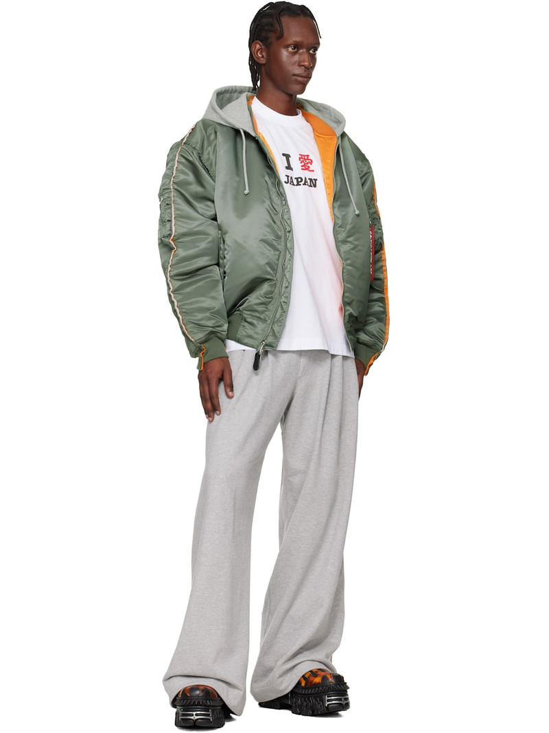 VETEMENTS Black New Rock Edition Flame Combat Boots outlook