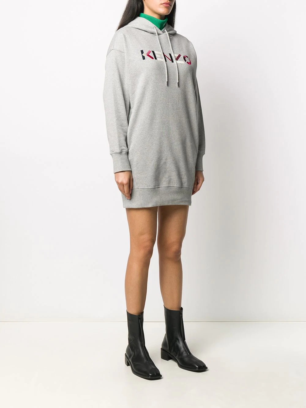 logo embroidered sweatshirt - 3