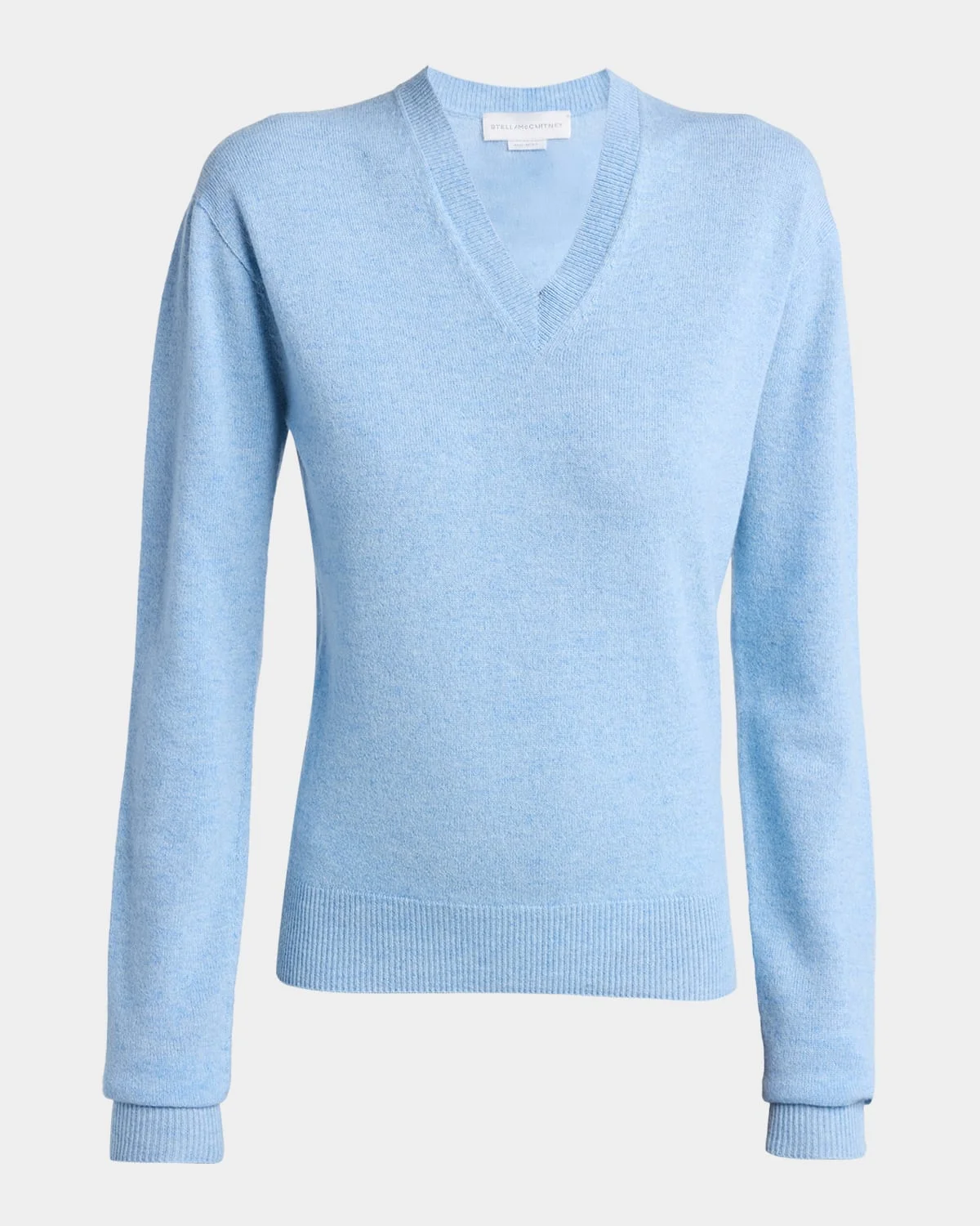 Recycled Cashmere & Wool V-Neck Sweater - 1