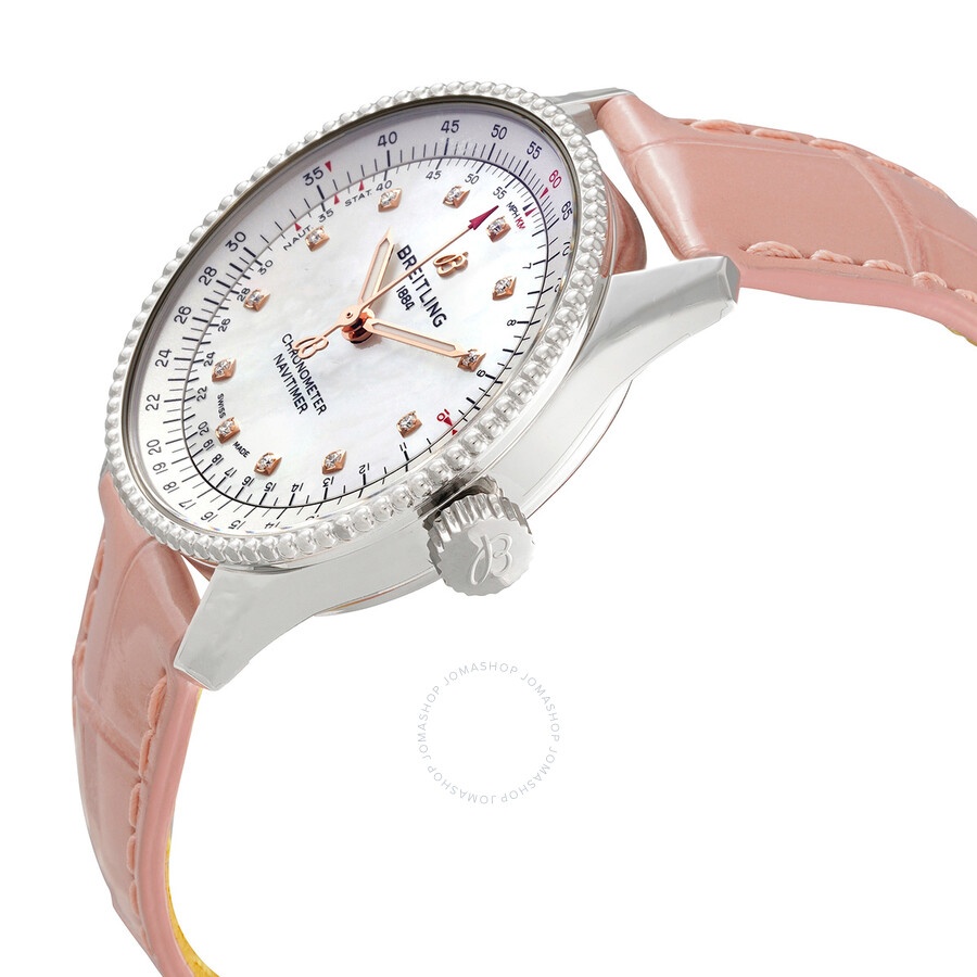 Breitling Navitimer Automatic Chronometer Diamond Ladies Watch A17395211A1P4 - 2