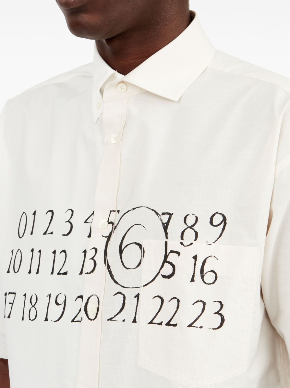 asymmetric cotton shirt - 5
