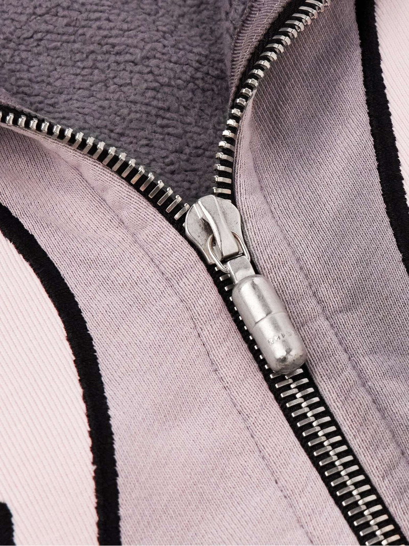 + Lamborghini Logo-Embroidered Distressed Cotton and Lyocell-Blend Jersey Hoodie 4