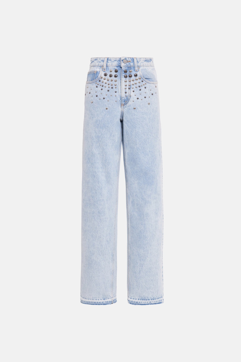 DENIM JEANS WITH STUDS - 1