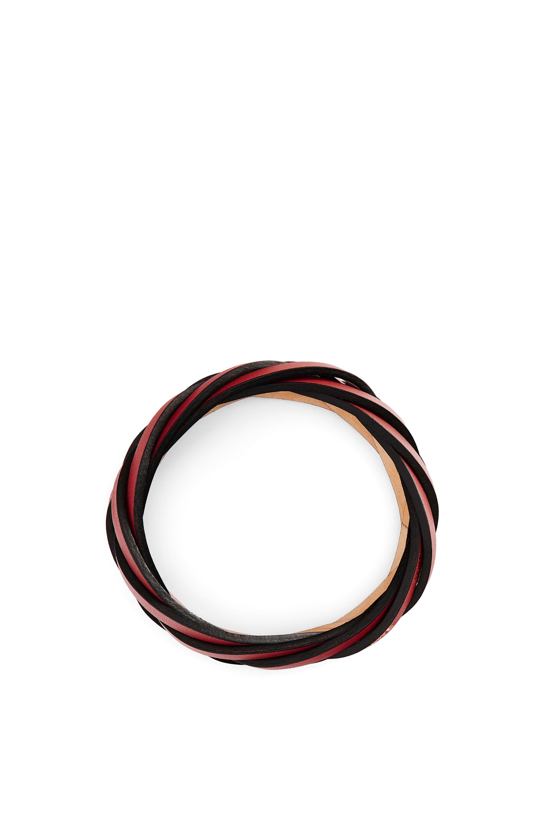 Braided bangle in classic calfskin - 2