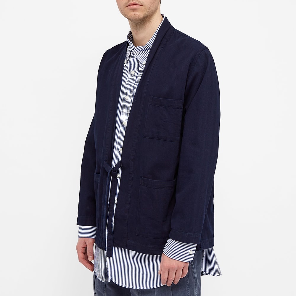 Universal Works Herringbone Denim Kyoto Work Jacket - 5