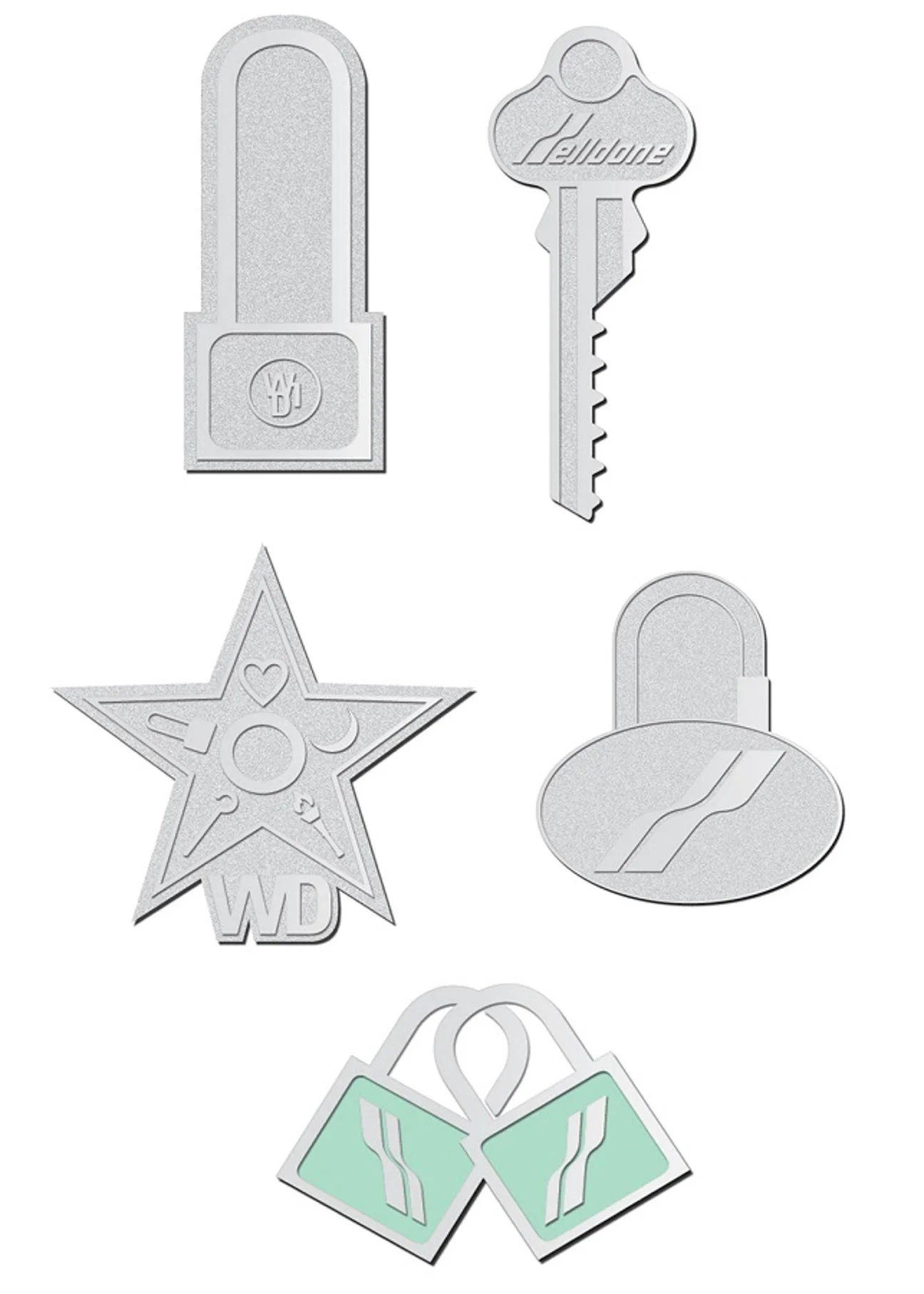 WE11DONE Pins Set A - 1