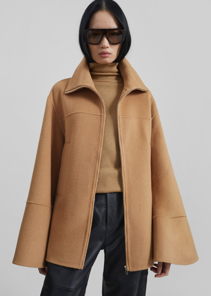 Imphal Belted Wool Jacket - Camel 6