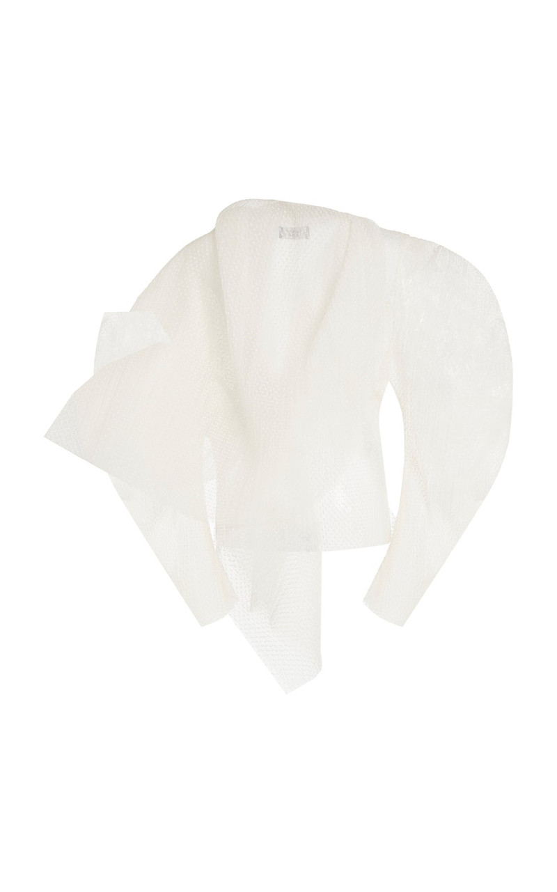 VOLUMINOUS FRONT KNOT TOP IVORY 13