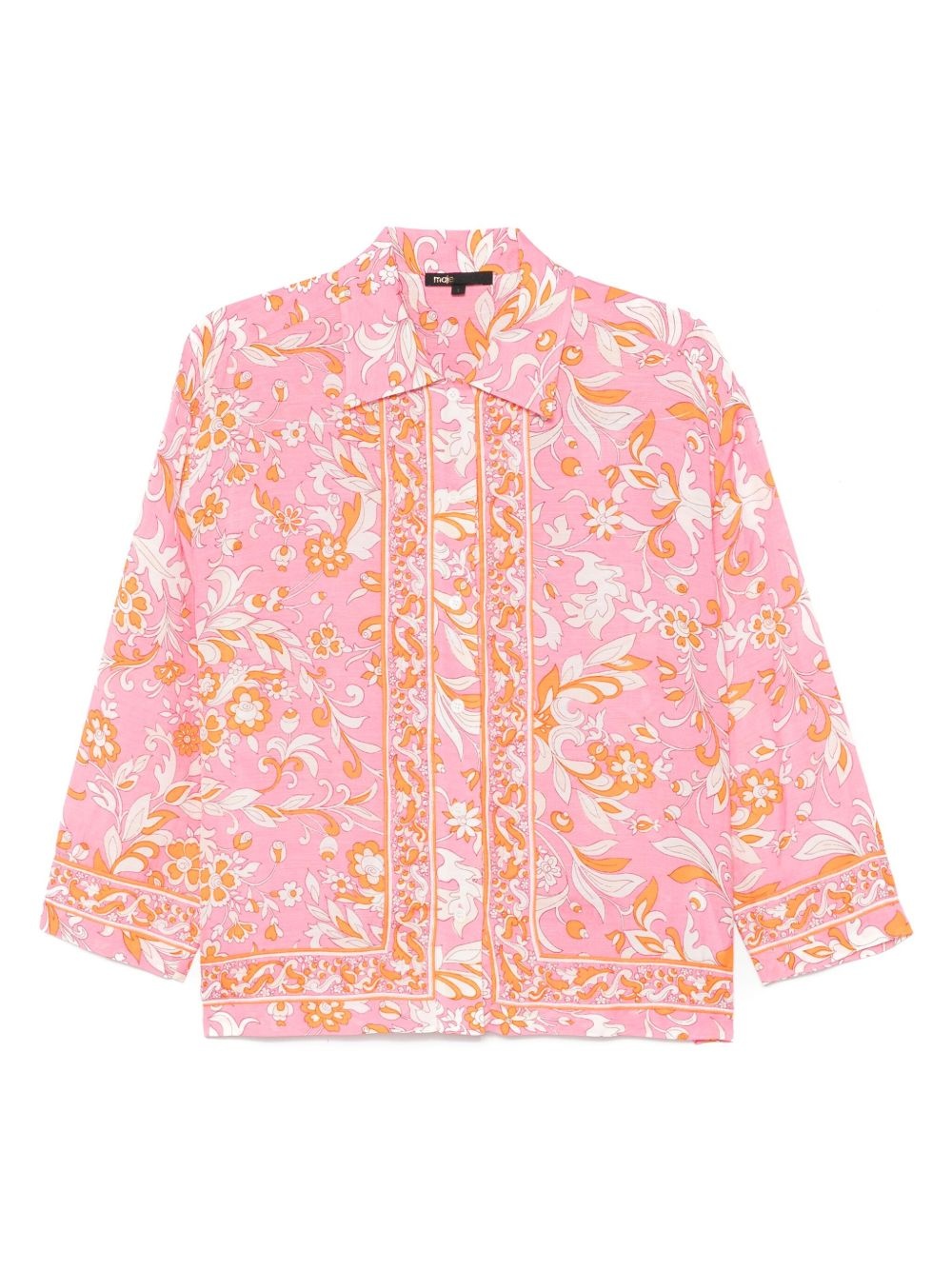floral-print shirt - 1