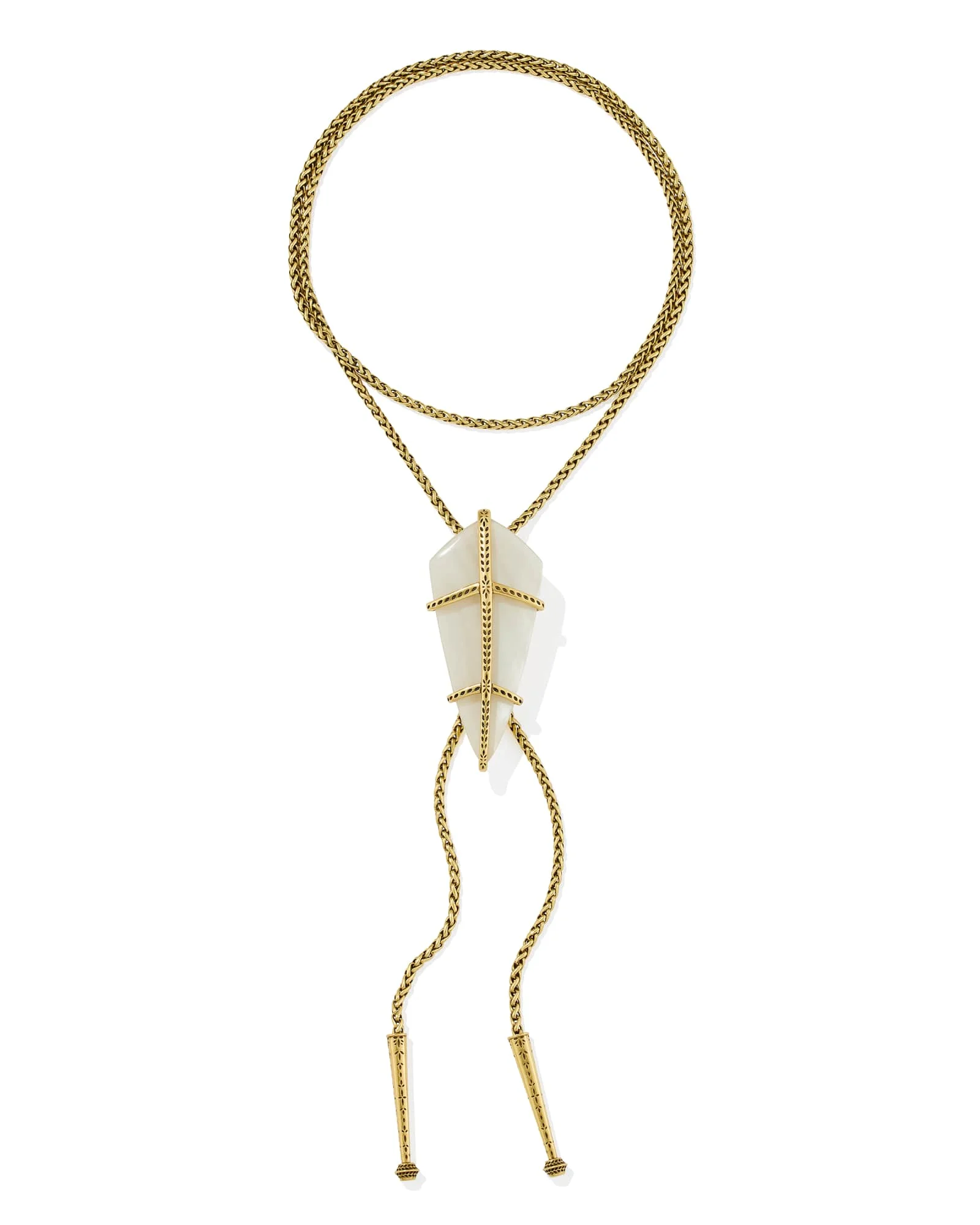 Trinity Vintage Gold Bolo Necklace - 1
