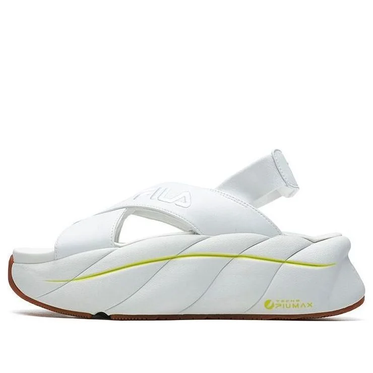 (WMNS) FILA Sports Sandals For Bright White F12W124528FLW - 1