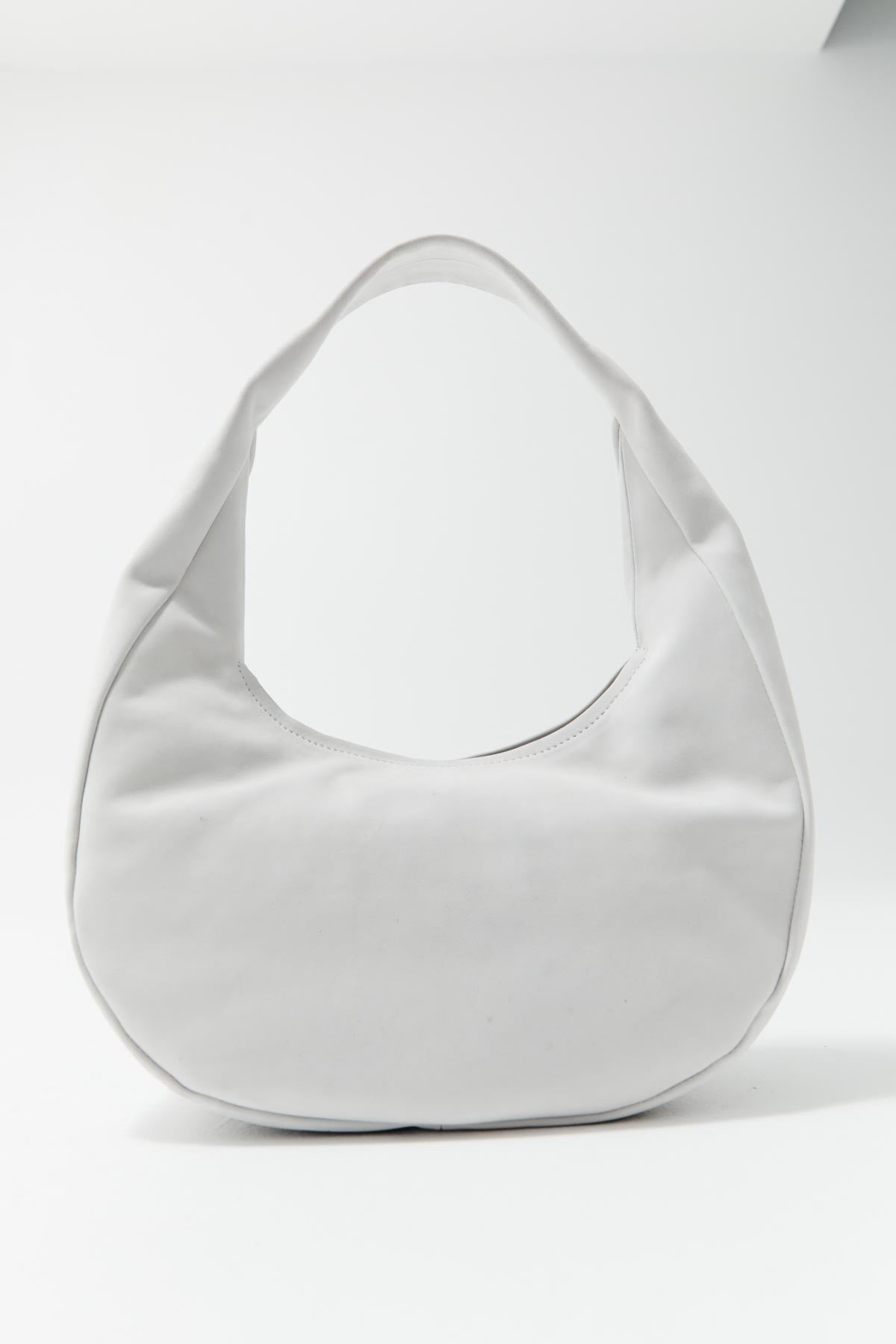 Oval Mini Bag - Cool White - 3