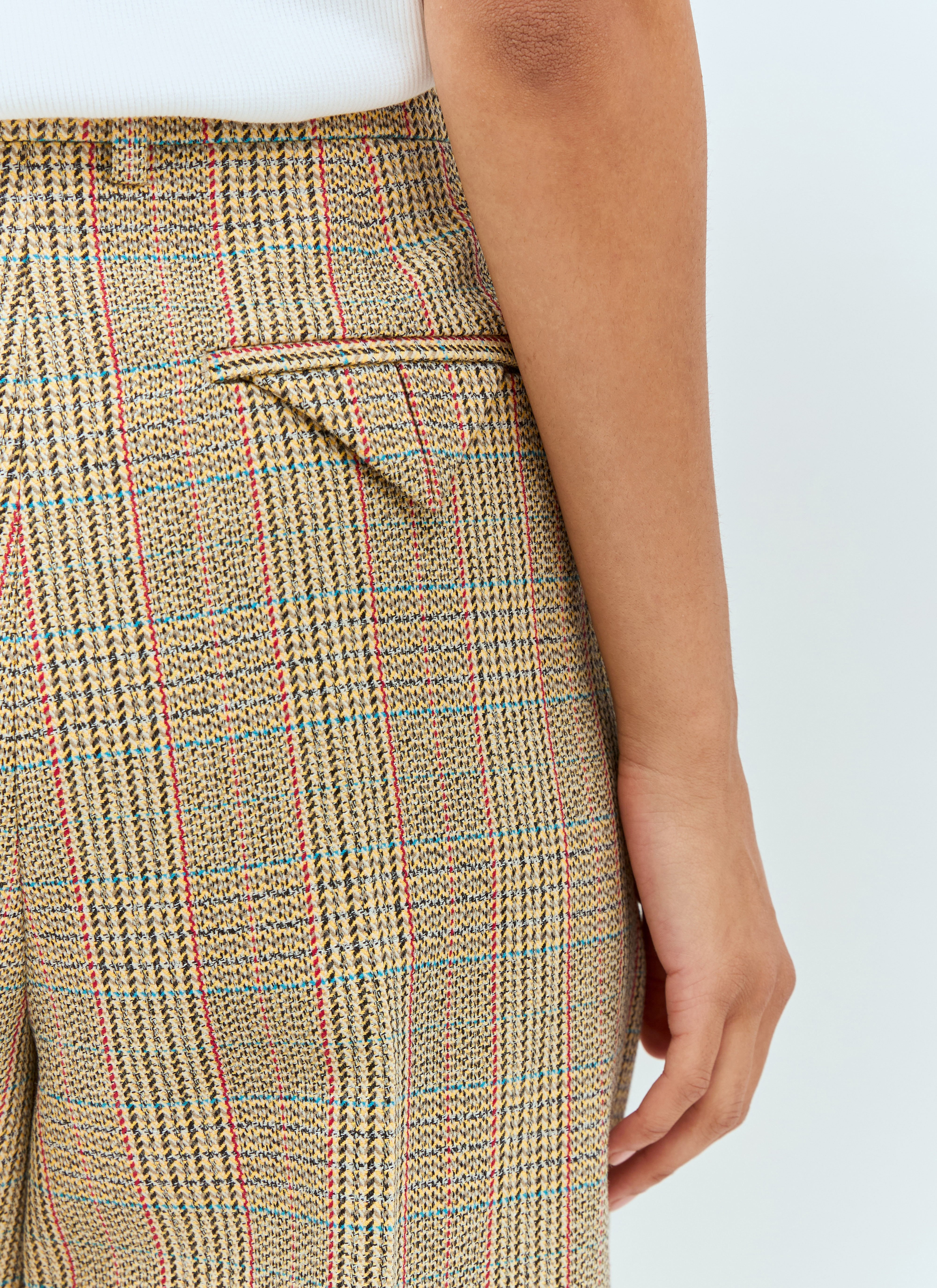 Bottega Veneta Women Prince Of Wales Tweed Pants - 3