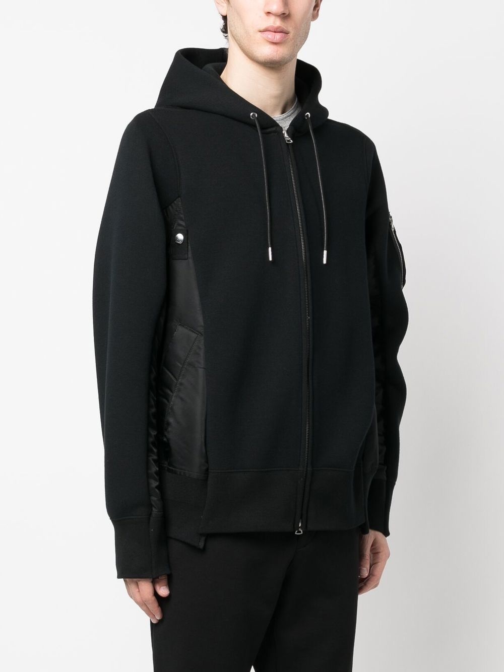 サカイ - sacai | s Sweat Jersey Hoodie-Charcoal Gray-2の通販