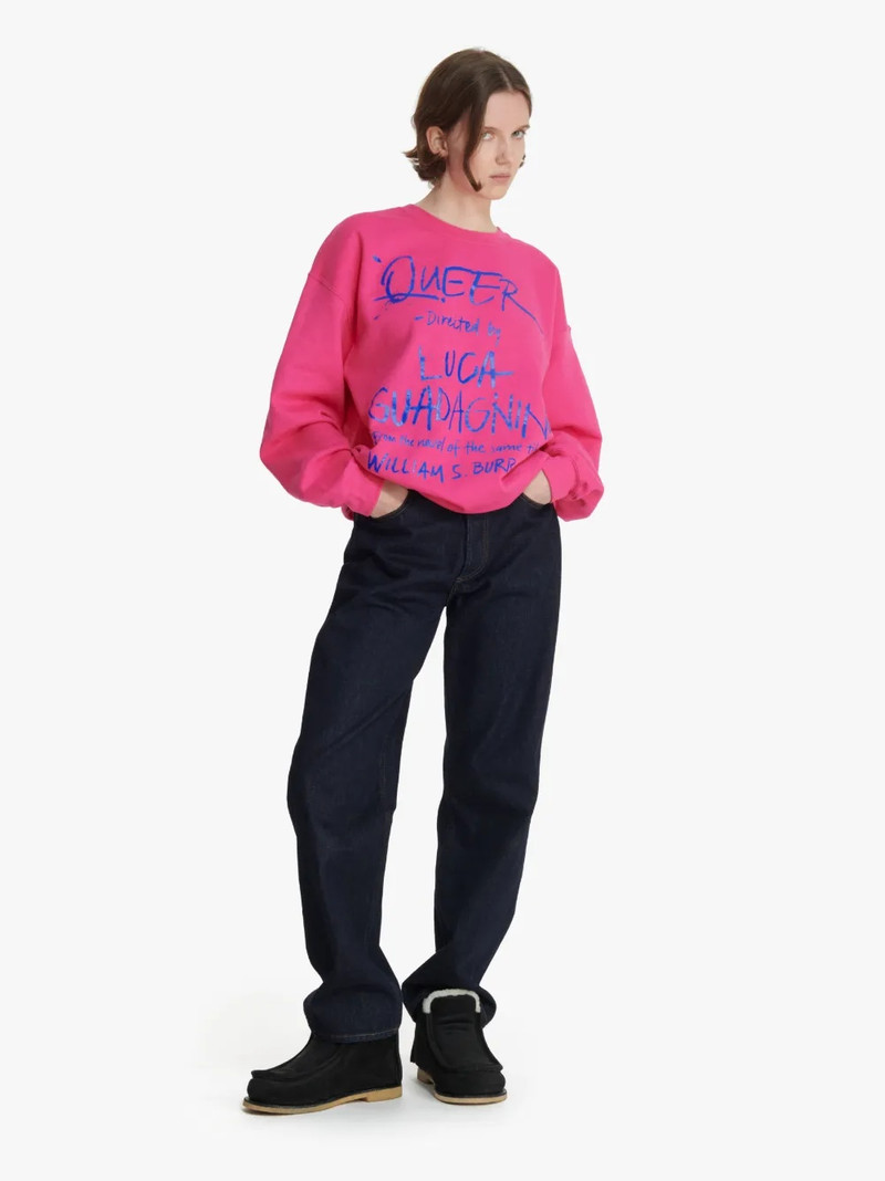 JW Anderson JW ANDERSON X QUEER SWEATSHIRT WITH TEXT PRINT outlook