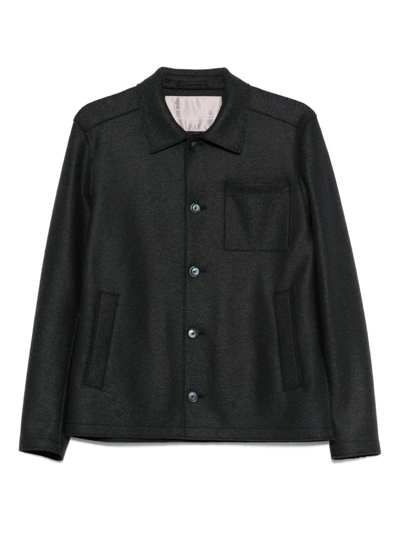 button-fastening patch-pocket jacket 1