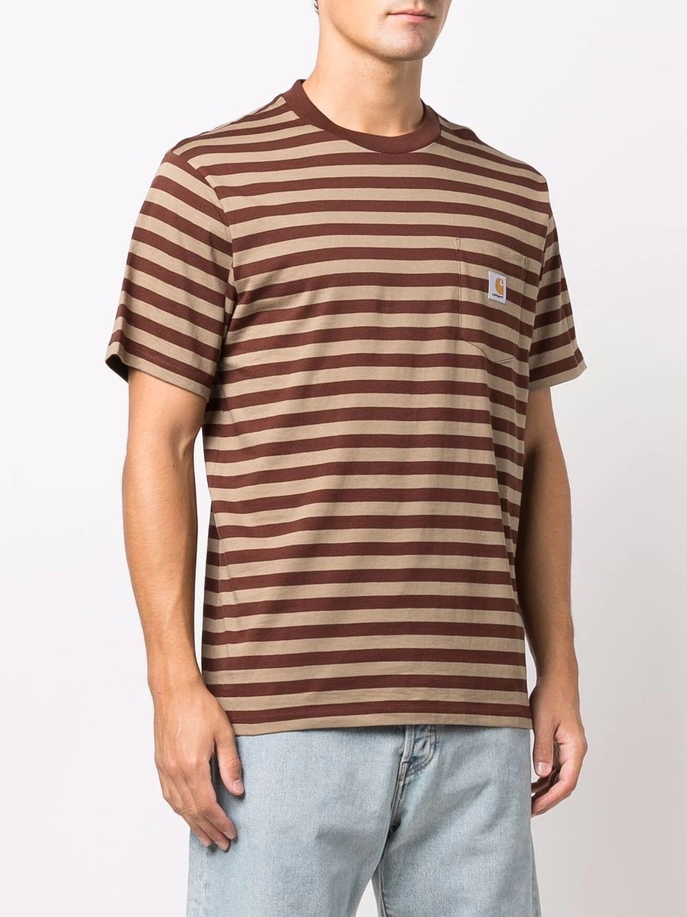 striped cotton T-shirt - 3