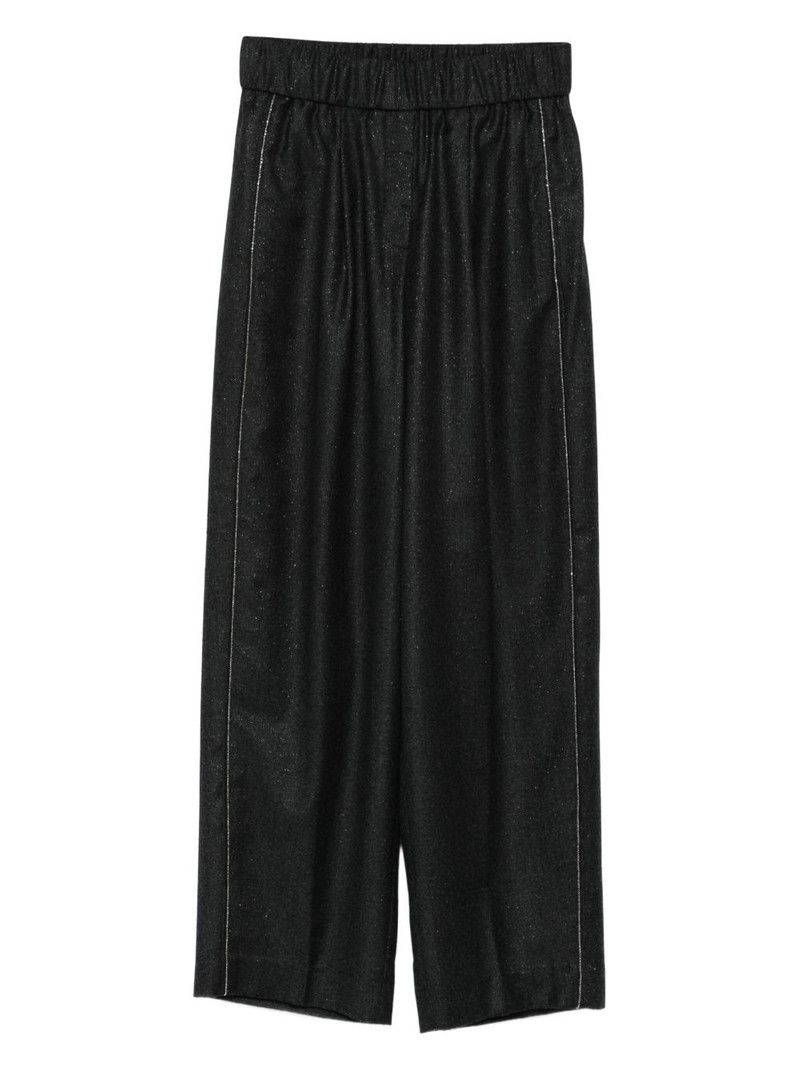 side-stripe trousers 1