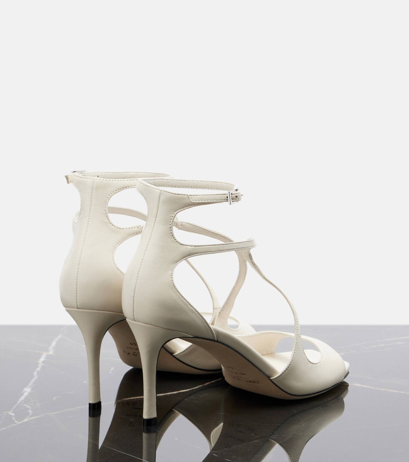 JIMMY CHOO Azia leather sandals outlook