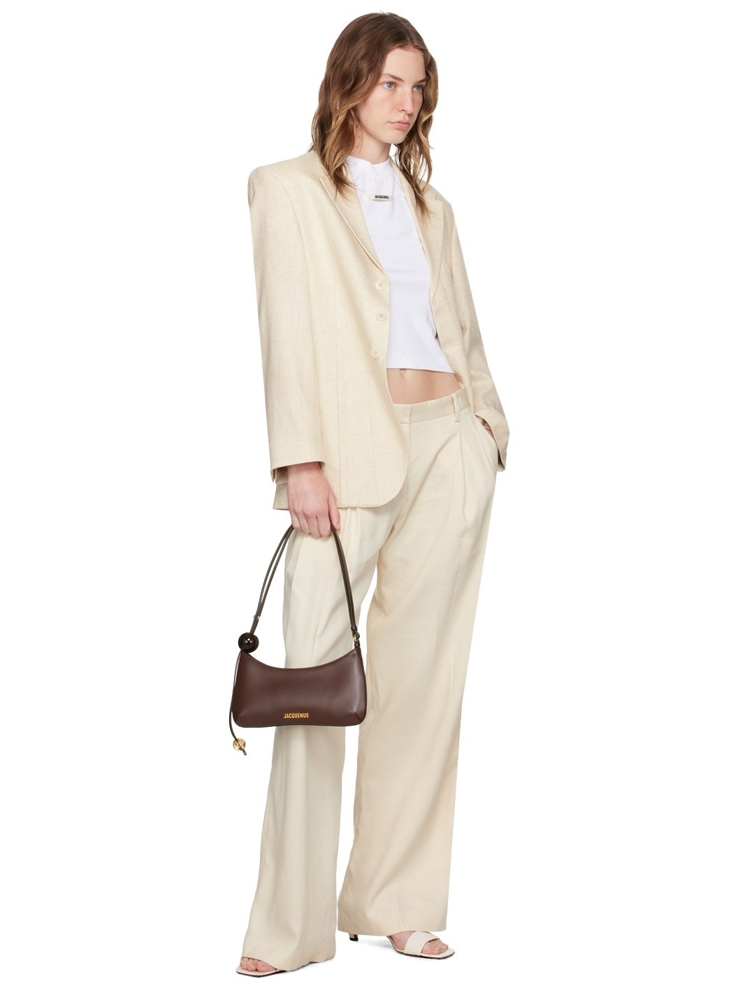 Beige La Casa 'La veste d'Homme' Blazer - 4