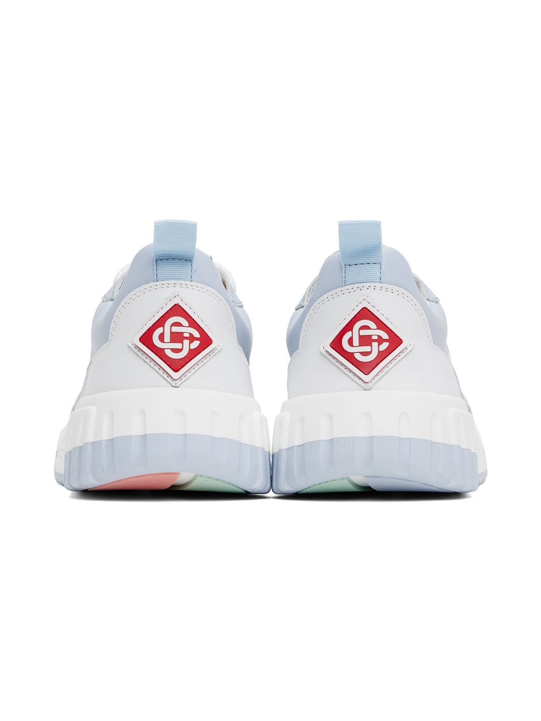 Blue & White 'The Court' Sneakers - 2