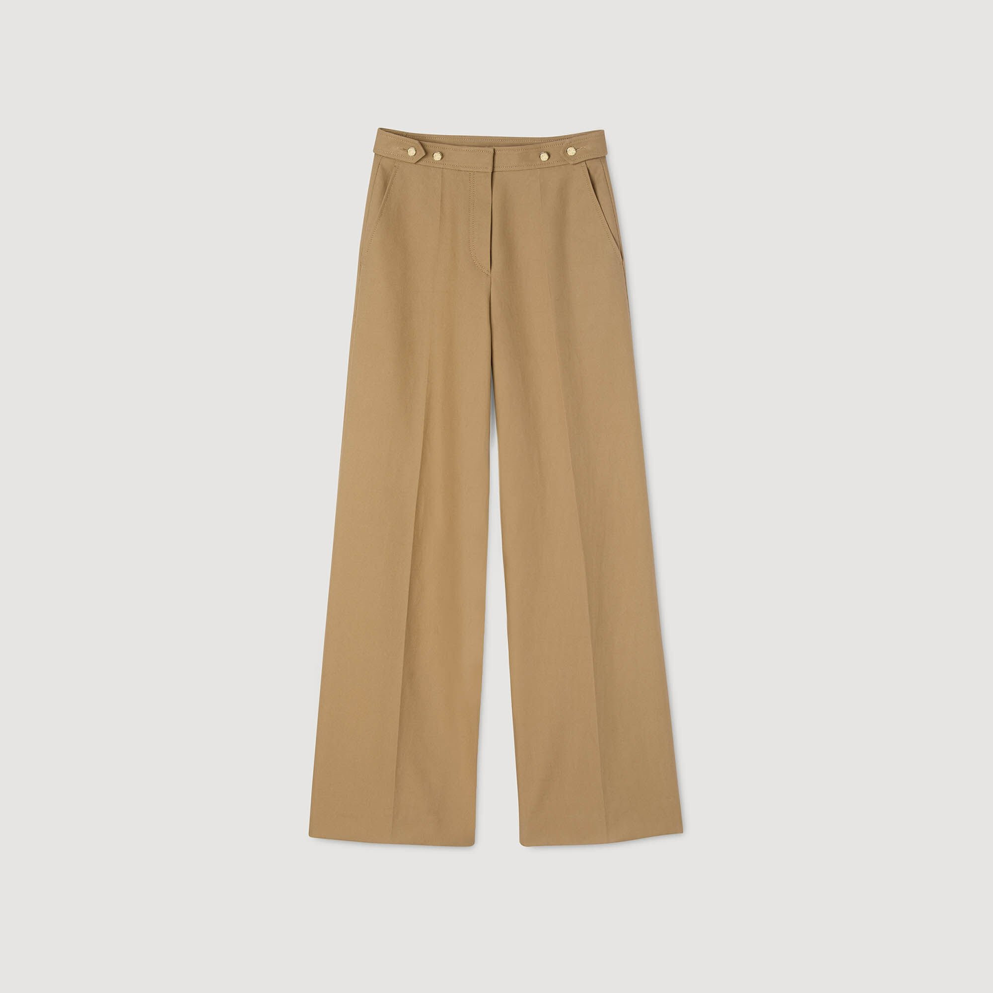 COTTON SUIT TROUSERS - 7