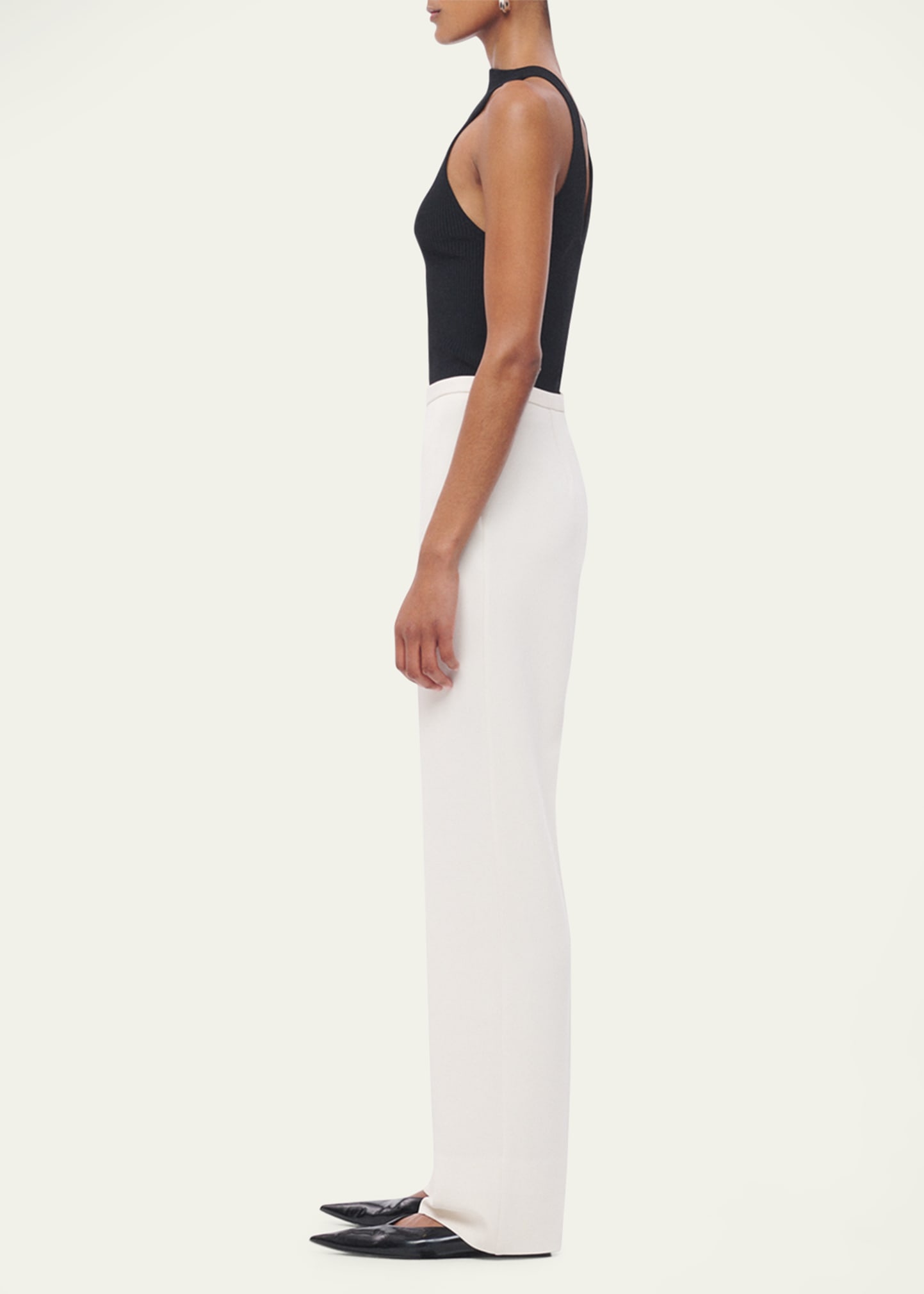 Straight Leg Jersey Pants - 2