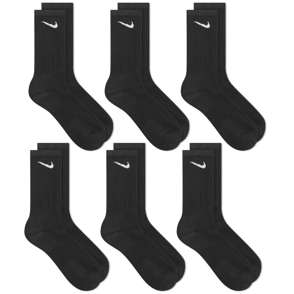 Nike Cotton Cushion Crew Sock - 6 Pack - 1