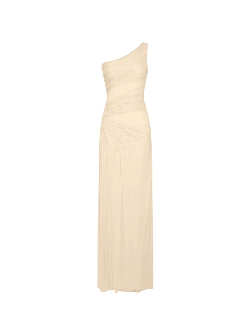 one-shoulder beaded maxi dress 1