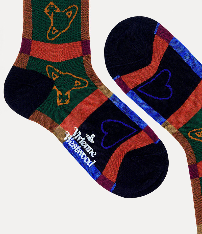 HEARTS AND ORBS SOCKS 3