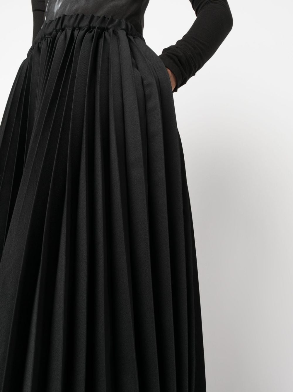 pleated high-waist skirt - 7